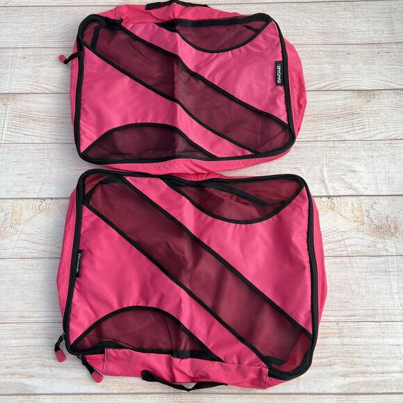 BAGAIL 6-Piece Packing Cubes Set Travel Luggage Organizers, Fuchsia - Picture 4 of 11